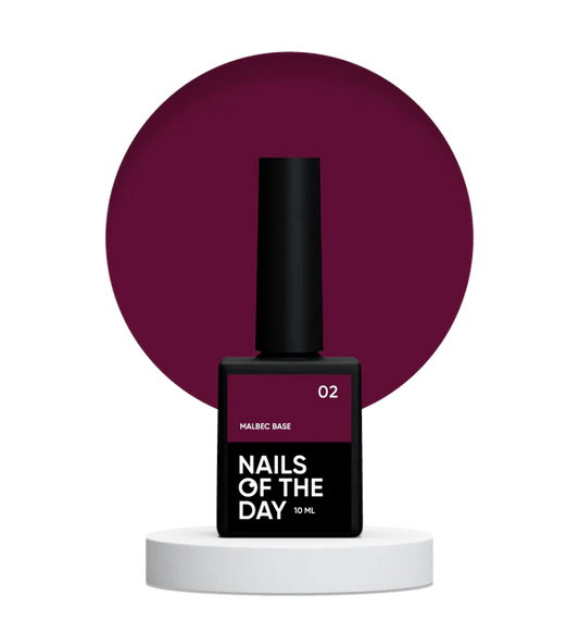 NAILSOFTHEDAY Malbec base 02, 10 ml