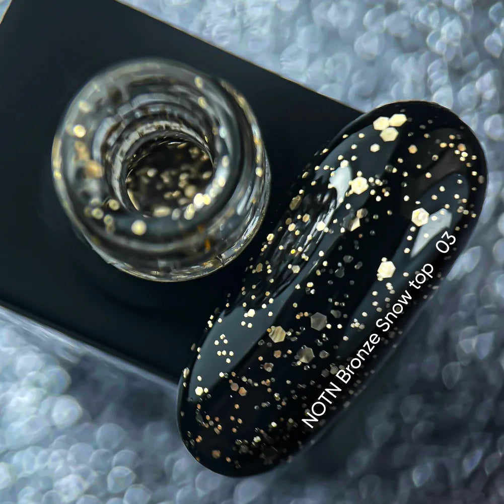NAILSOFTHENIGHT Bronze Snow top 03, 10 ml