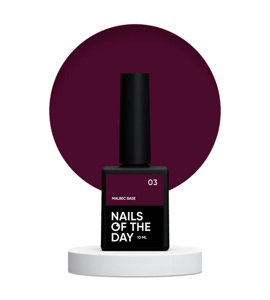 NAILSOFTHEDAY Malbec base 03, 10 ml