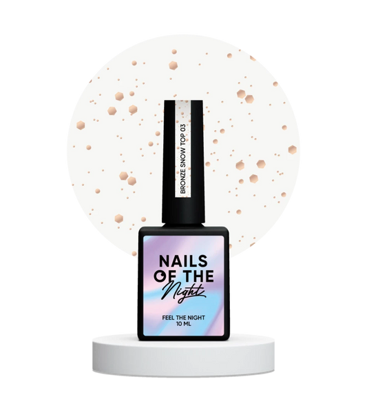 NAILSOFTHENIGHT Bronze Snow top 03, 10 ml