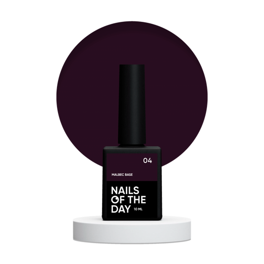 NAILSOFTHEDAY Malbec base 04, 10 ml