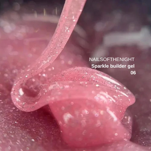 NAILSOFTHENIGHT Sparkle builder gel 06, 15 ml