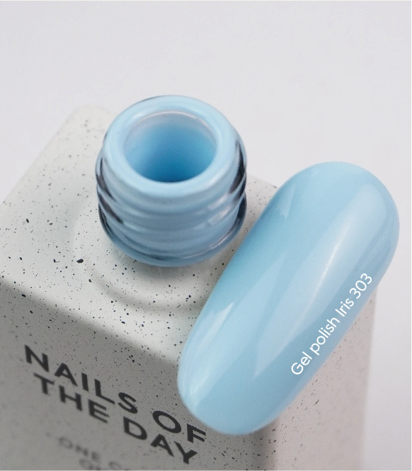 NAILSOFTHEDAY Gel Polish Iris – Himmelblau, 10 ml