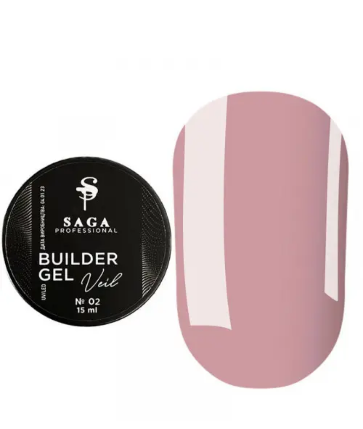 SAGA Professional Builder Gel Veil №02 – 15 ml
Aufbaugel in staubigem Rosé für elegante, natürliche Looks