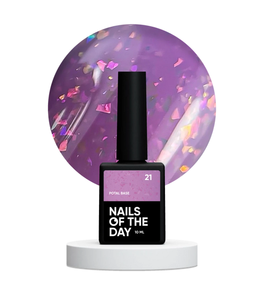 NAILSOFTHEDAY Potal base 21, 10 ml