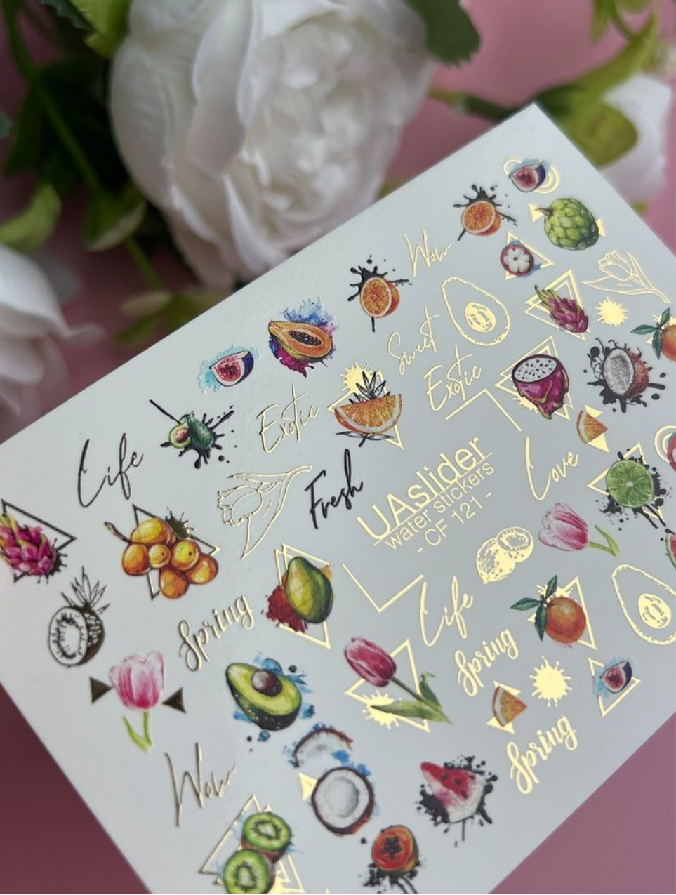 Slider-Design „Color and Foil 121“ – frisch, fruchtig, fröhlich