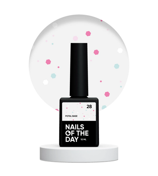 NAILSOFTHEDAY Potal base 28, 10 ml