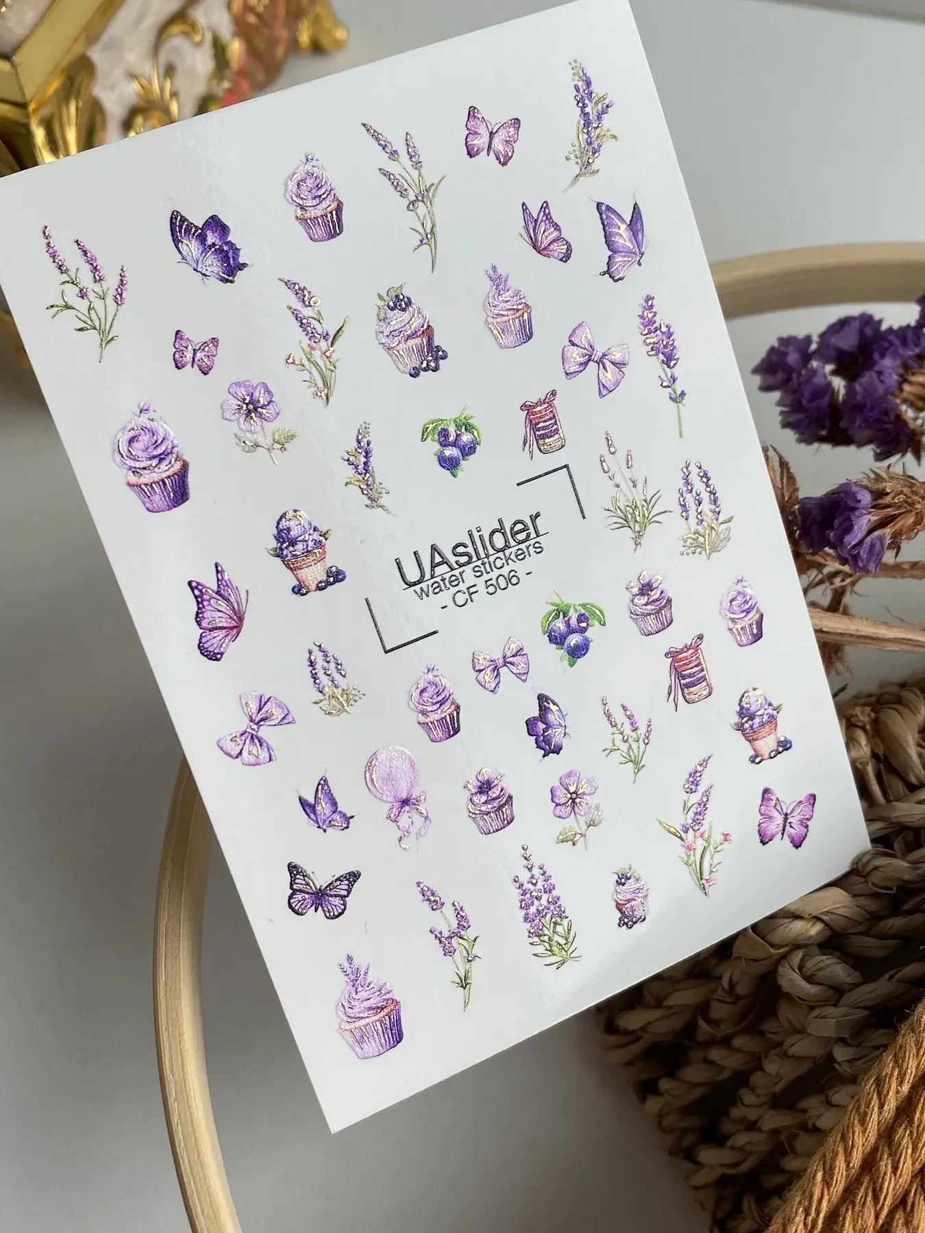 Slider-Design CF 506 | Wasser-Decals | Lavender Dreams & Sweet Details