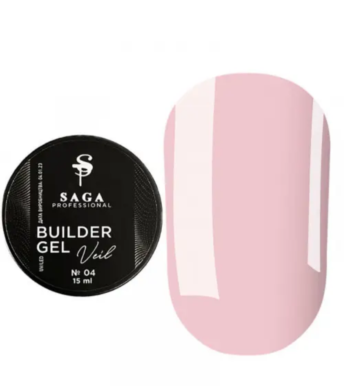 SAGA Professional Builder Veil Gel №04 – 15 ml
Sanftes Rosa für feminine Naildesigns