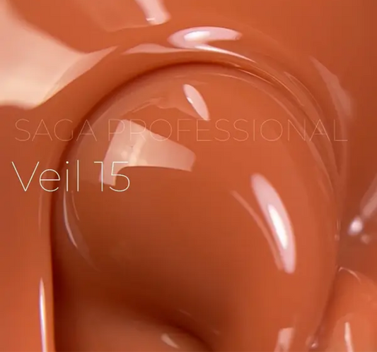 Saga Builder Veil Gel №15 – 30 ml
Karamell-Ton mit Charakter – für warme, moderne Modellagen