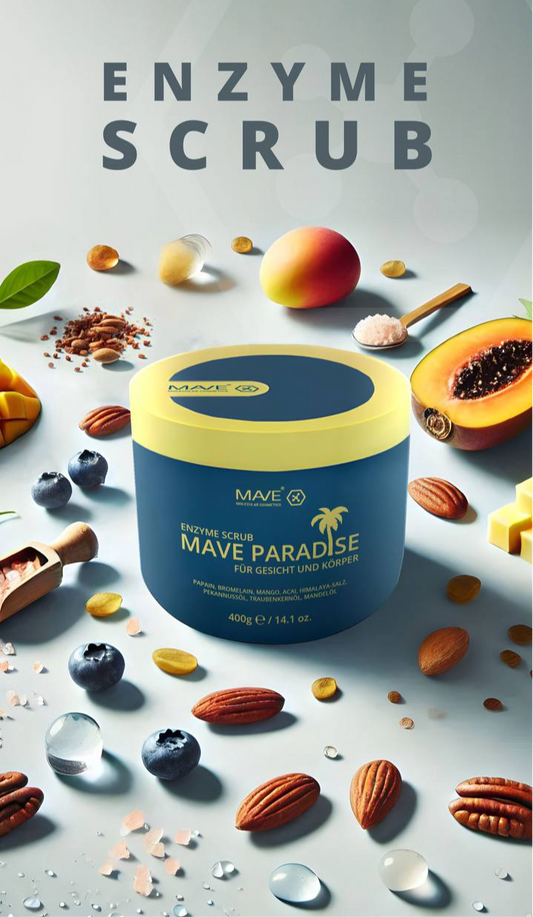 MAVE PARADISE ENZYME SCRUB 400g

Glättet. Pflegt. Erneuert.