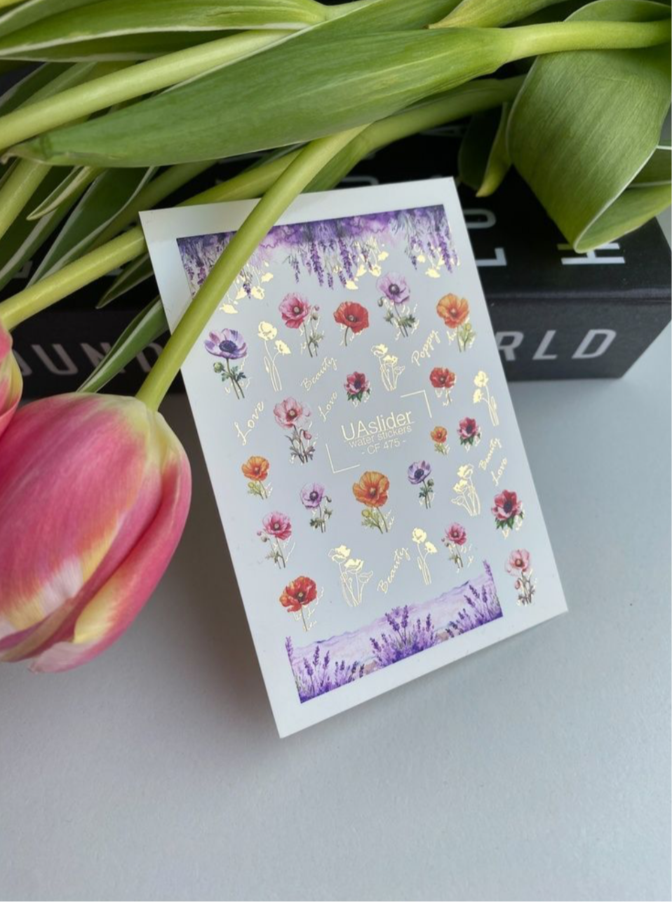 Color and Foil 475 – Sommerwiese mit Mohn & Lavendel