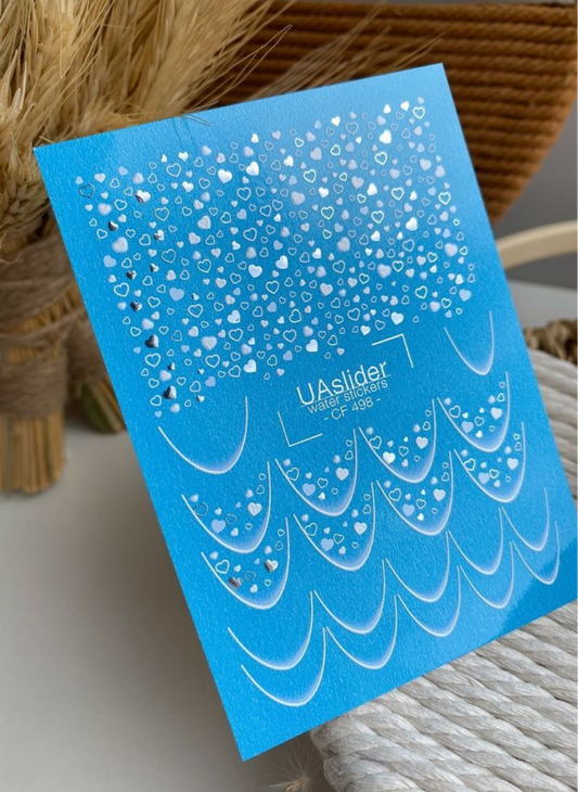 UA Slider CF 498 – Blaue Herzen & Folien-Glanz