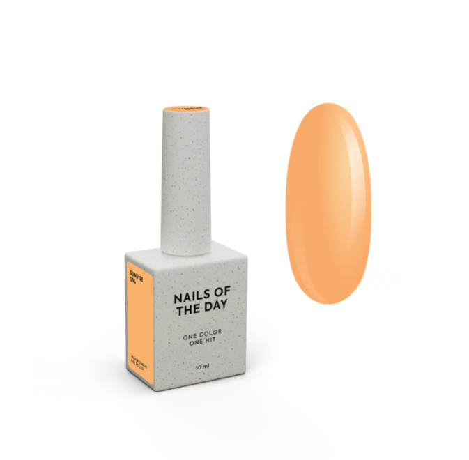 NAILSOFTHEDAY Gel Polish Sunrise – Warmes Orangegelb, 10 ml