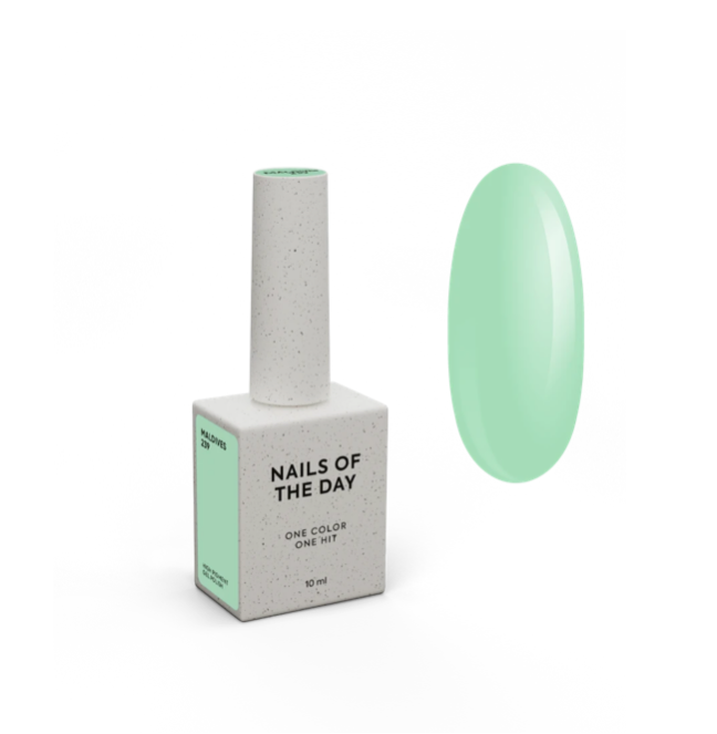 NAILSOFTHEDAY Gel Polish Maldives – Warmes Mintgrün, 10 ml