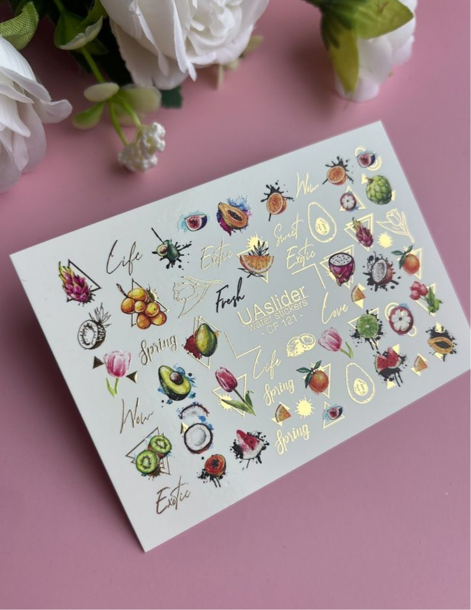 Slider-Design „Color and Foil 121“ – frisch, fruchtig, fröhlich