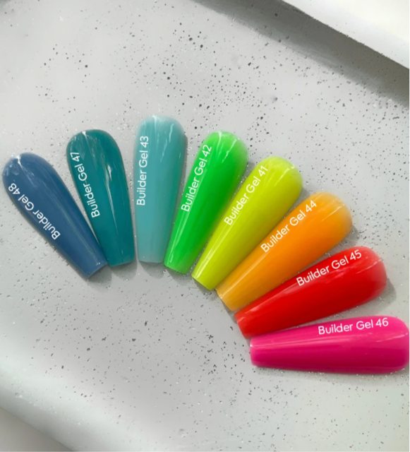 NAILSOFTHEDAY Builder Gel 47 – Türkis, 15 ml

Kräftiger Farbton, verlässliche Stabilität.
Builder Gel in leuchtendem Türkis für kreative, haltbare Modellagen.