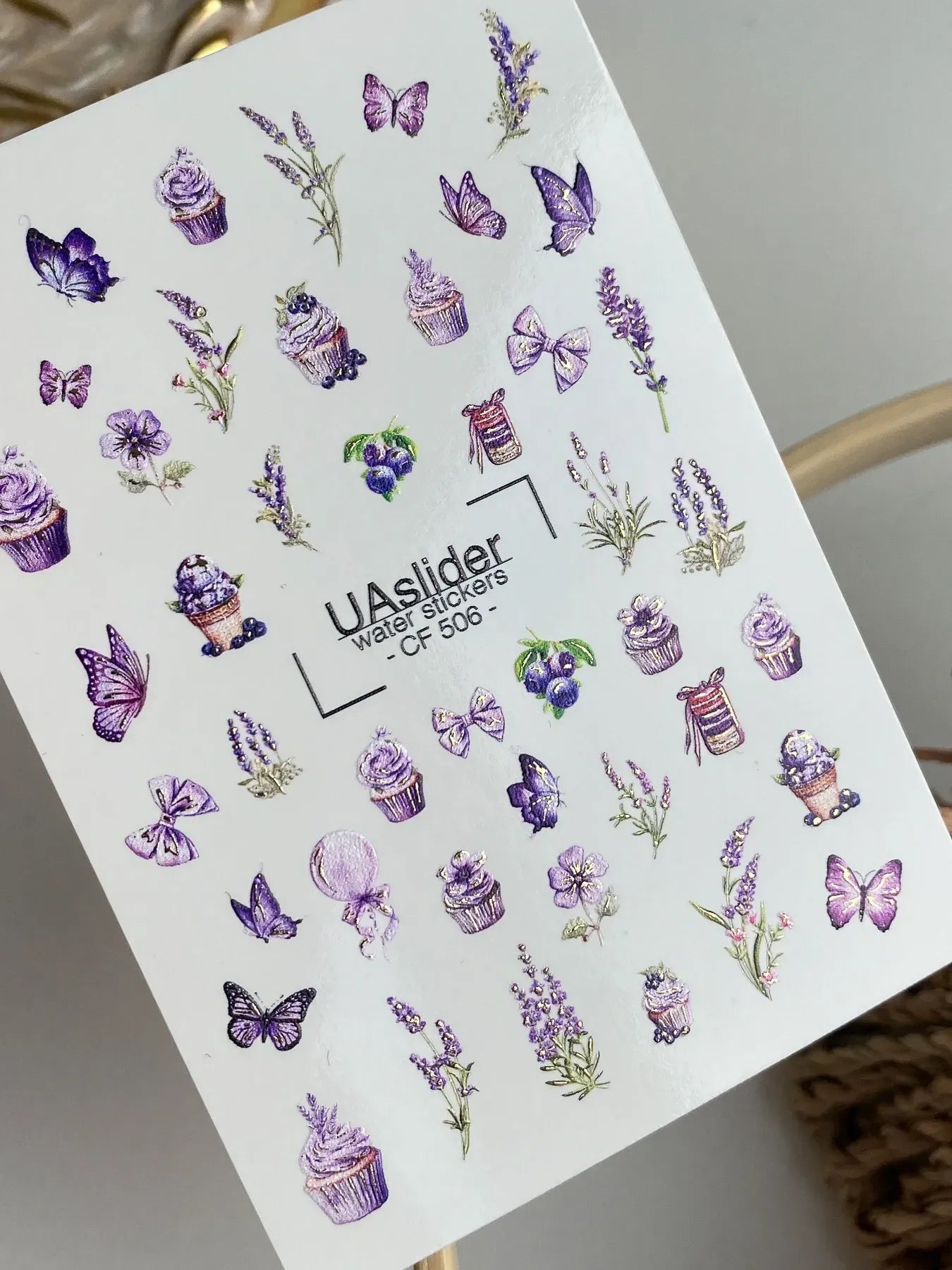Slider-Design CF 506 | Wasser-Decals | Lavender Dreams & Sweet Details