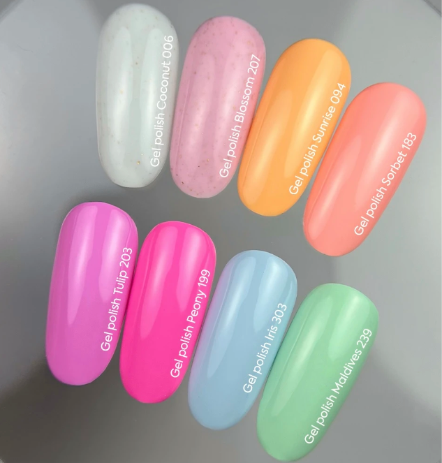 NAILSOFTHEDAY Gel Polish Sunrise – Warmes Orangegelb, 10 ml
