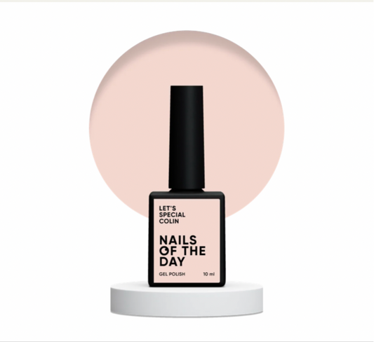 NAILSOFTHEDAY Let’s Special Colin – Zart gebleichter Pfirsichton, 10 ml