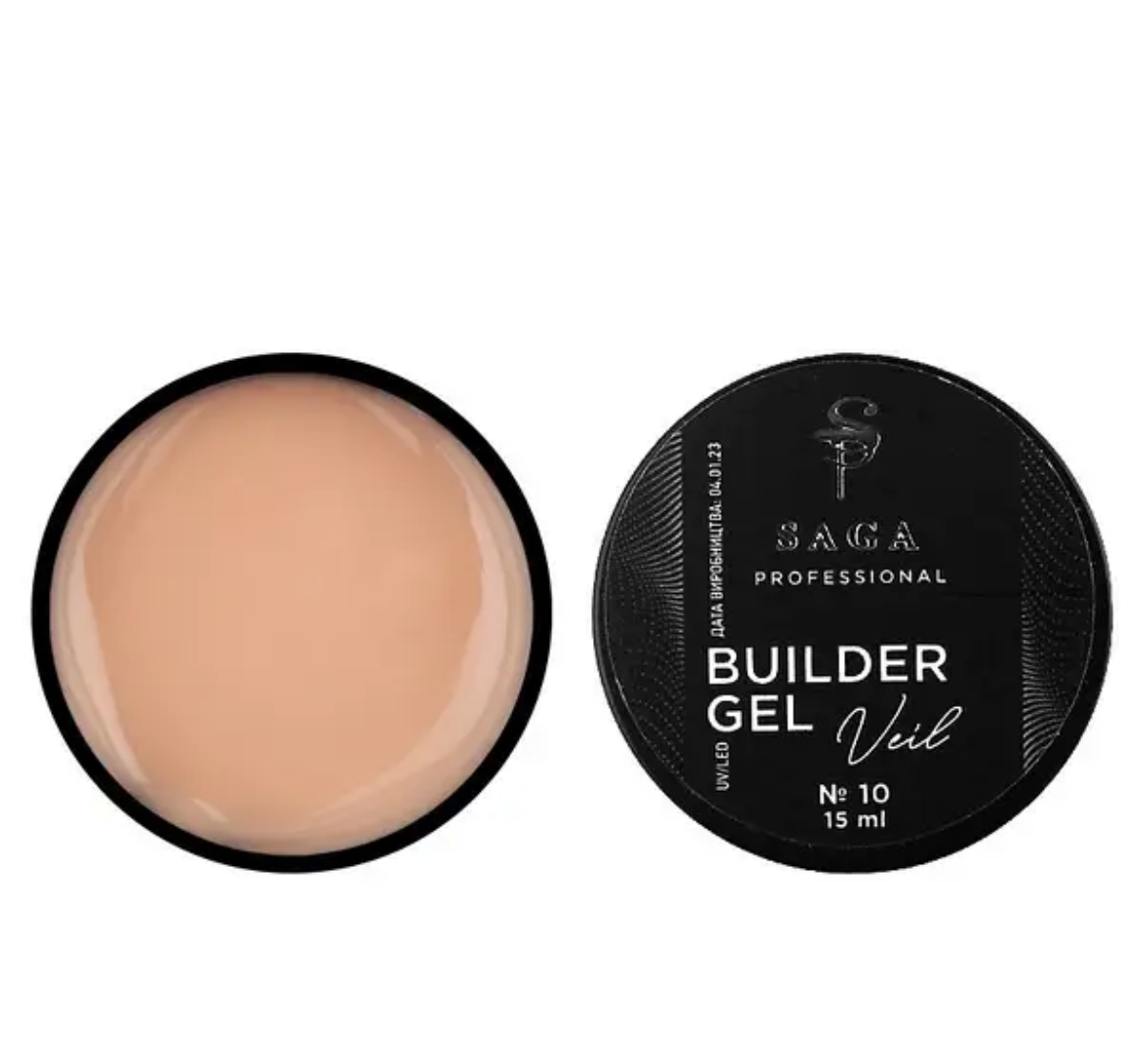 Saga Builder Veil Gel №10 – 15 ml
Karamellfarbener Aufbaugel mit Wow-Effekt