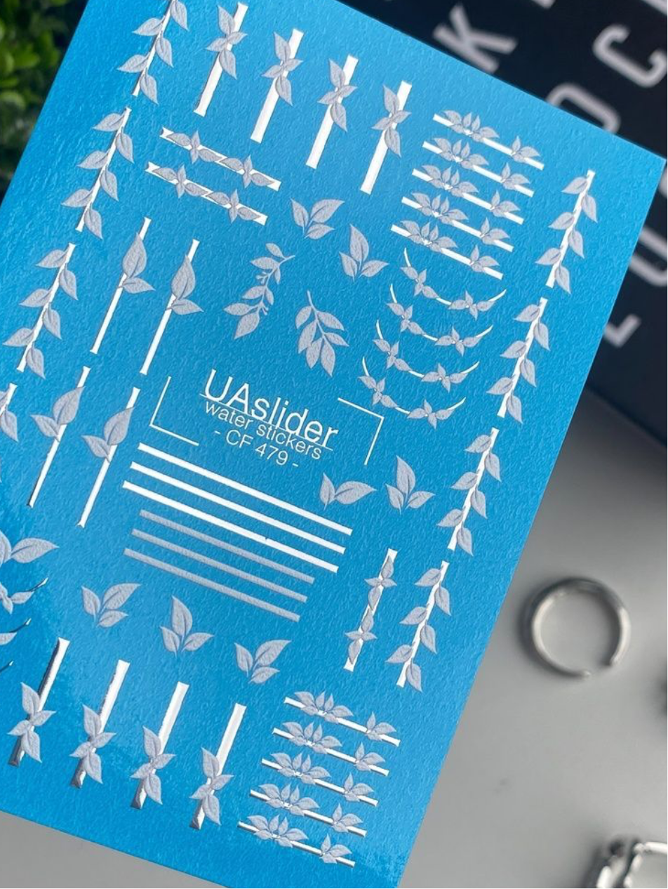 Color and Foil 479 – Minimalistische Blätter-Designs