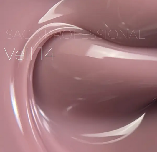 Saga Builder Veil Gel №14 – 15 ml
Gedämpfter Rosaton mit Tiefe – für stilvolle, moderne Modellagen