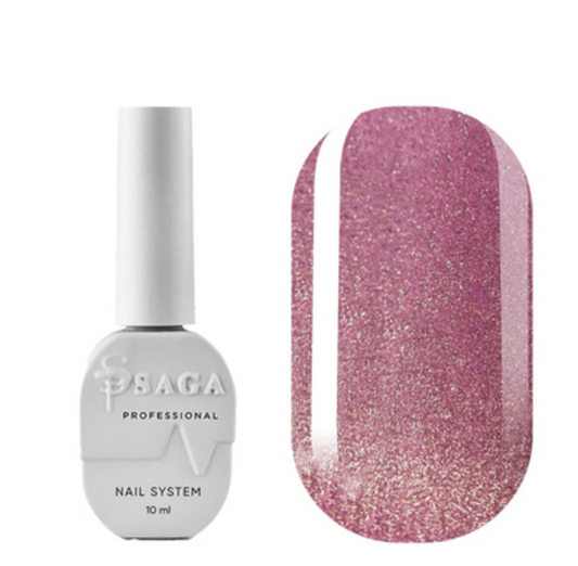 Saga Professional Amber Cat №8 – 10 ml
Magnetischer Gellack mit irisierendem Rosa-Violett-Schimmer