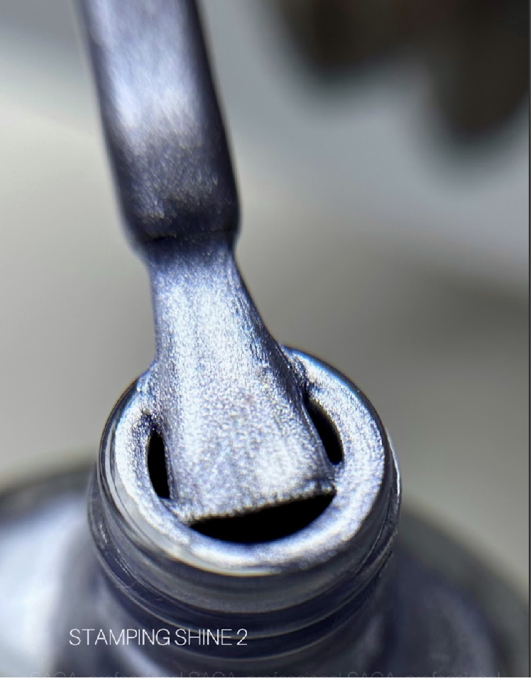 SAGA PROFESSIONAL Stempellack SHINE (Chrom) Nr. 2 – 8 ml

Metallischer Glanz mit Tiefe – für edle & moderne Stamping-Designs