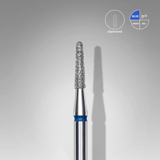Diamantfräse "Kegelstumpf" blau, Durchmesser 1.8 mm / Arbeitsteil 8 mm