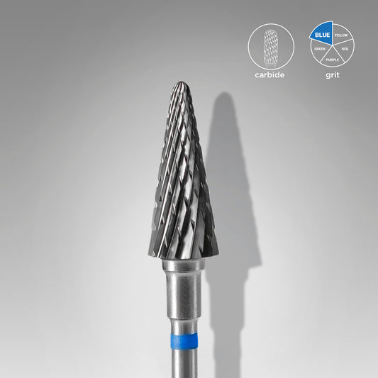 Hartmetallfräse "Kegel", blau, Durchmesser 6 mm / Arbeitsbereich 14 mm