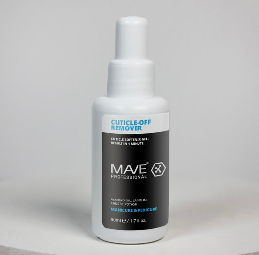 MAVE Cuticle-Off Remover, 50 ml

Perfekt gepflegte Nagelhaut in nur 1 Minute.