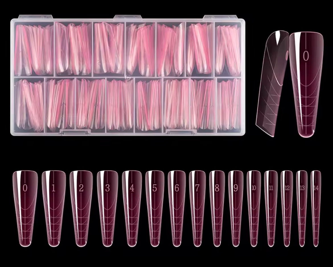 150 Stück Nagelformen für schnelles und präzises Nageldesign – Perfekt für Gel- und Acrylverlängerungen!