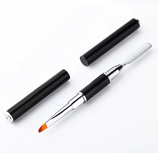 Neuer Dual-Ended Poly Nagel Gel Pinsel Picker 2 in 1