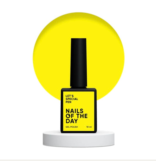 NAILSOFTHEDAY Let’s Special Pen – Strahlend gelber Gel-Lack, 10 ml