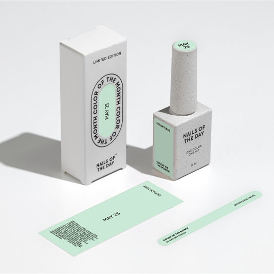 💚 Effortless – Color of the Month Mai 2025 💚
NAILSOFTHEDAY Effortless – 10 ml