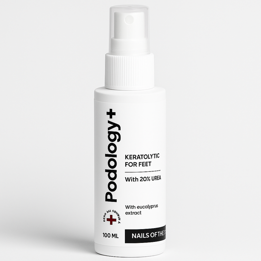 Podology+ Keratolytikum – 100 ml
Sanfte Exfoliation & intensive Pflege mit 20 % Urea