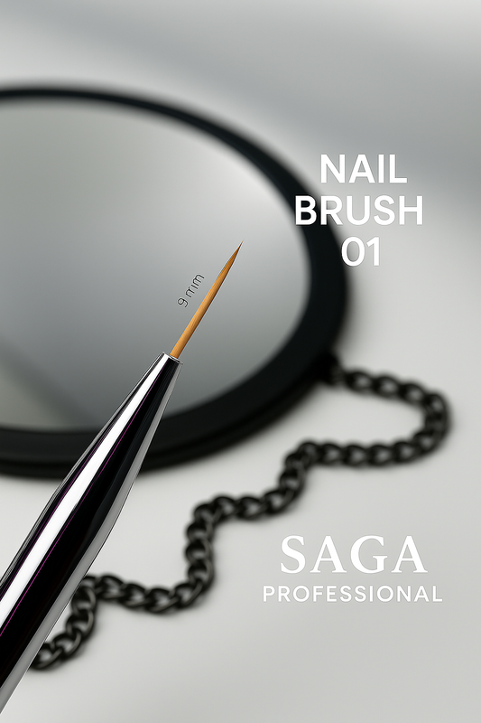 SAGA Professional Nailart-Pinsel Liner 9 mm Nr. 01

Für feinste Linien, präzise Details und makellose Designs