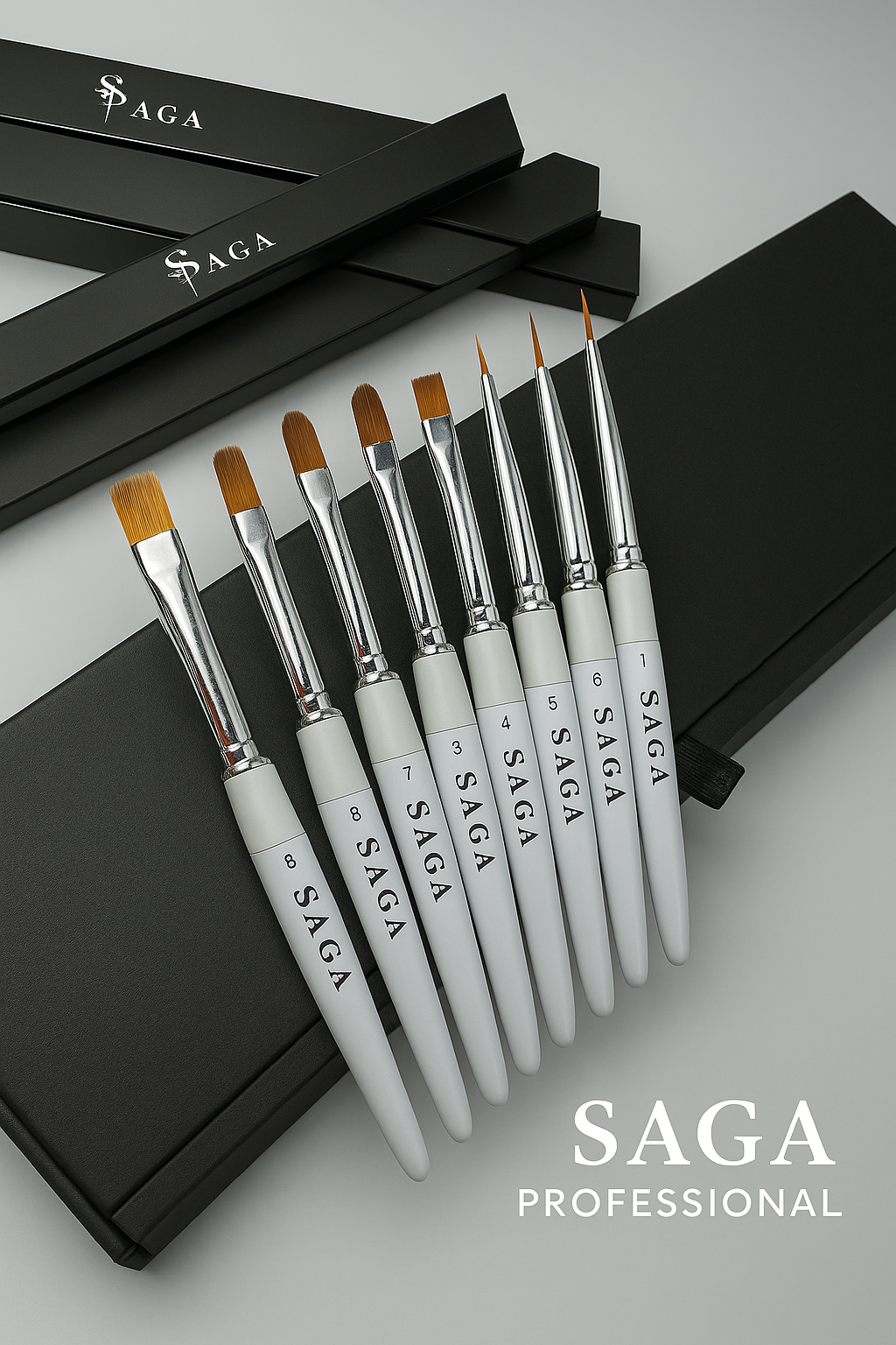 SAGA Professional Gelpinsel Oval 7 mm Nr. 05

Für gleichmäßiges Arbeiten mit Gel – präzise, sauber, kontrolliert