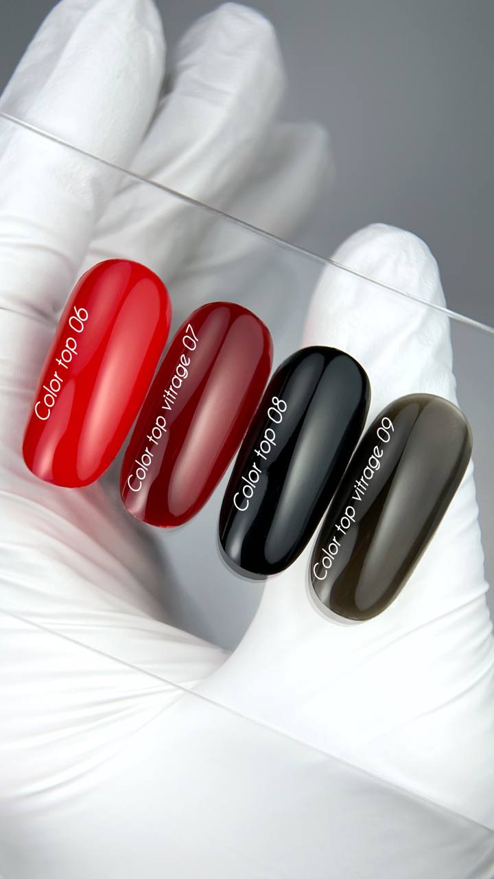 Color Top Vitrage 07 – Tiefes, halbtransparentes Bordeaux Vitrage