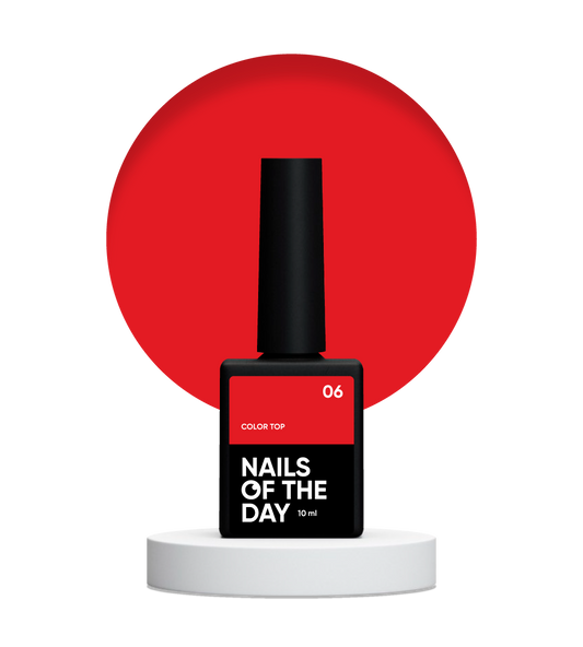 NAILSOFTHEDAY Color Top 06 – Klassisches, sattes Rot
