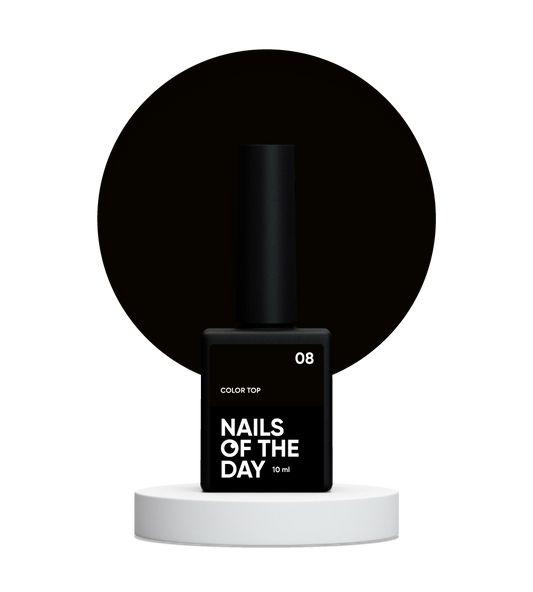 NAILSOFTHEDAY Color Top 08 – Intensives Schwarz