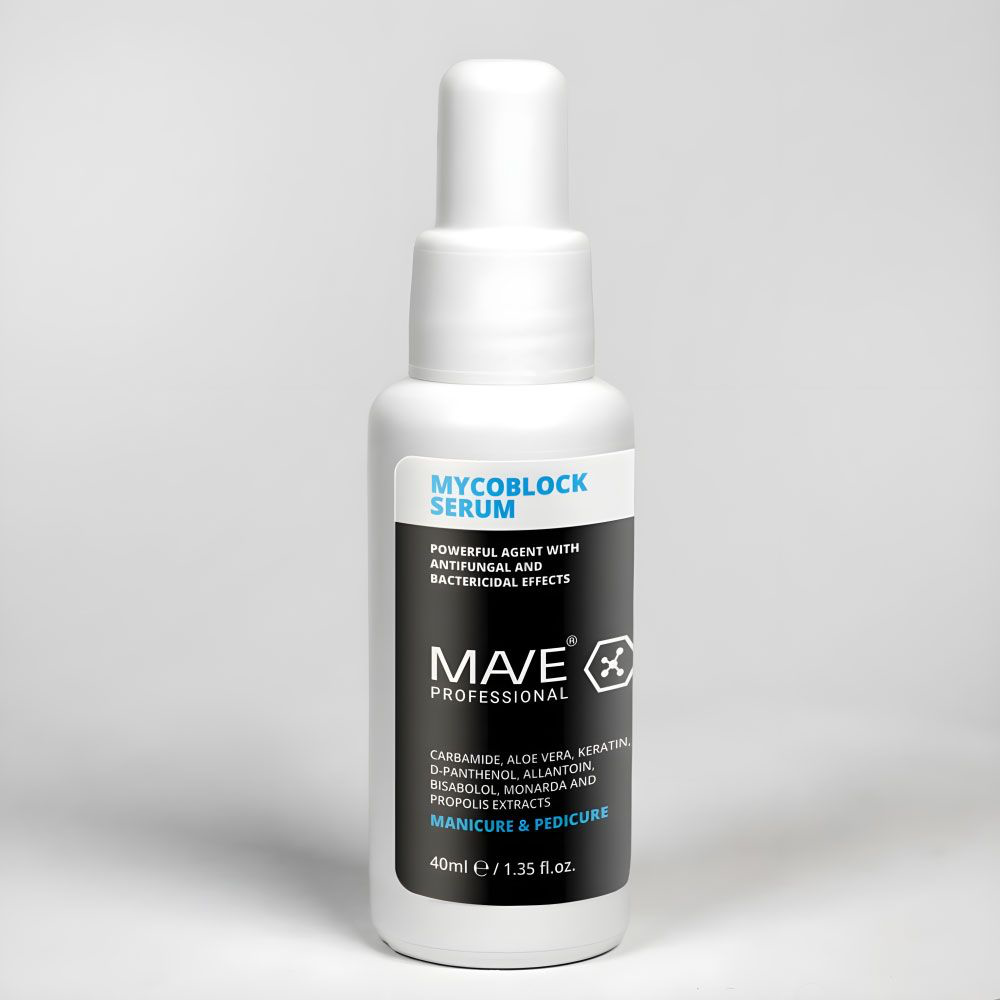 MYCOBLOCK SERUM 40 ml | MAVE Professional
Intensivpflege für pilzanfällige Haut- und Nagelbereiche