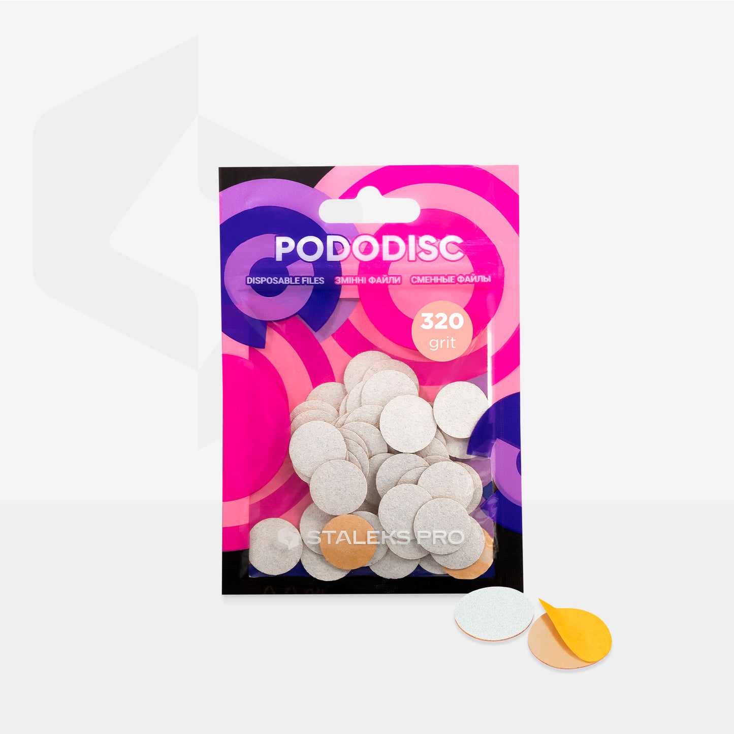 Ersatzfeilen für Pedikür-Scheibe PODODISC STALEKS PRO S (50 Stück)