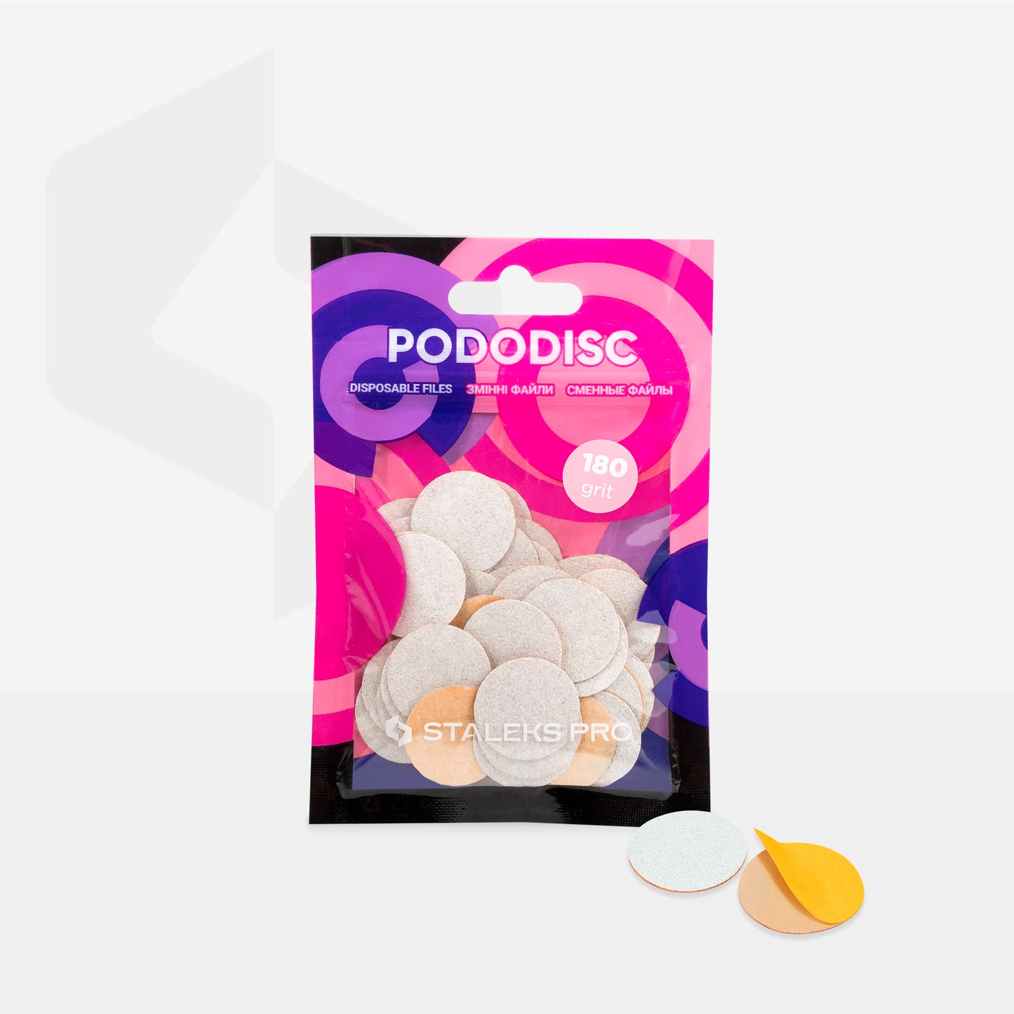 Ersatzfeilen für Pedikür-Scheibe PODODISC STALEKS PRO M (50 Stück)