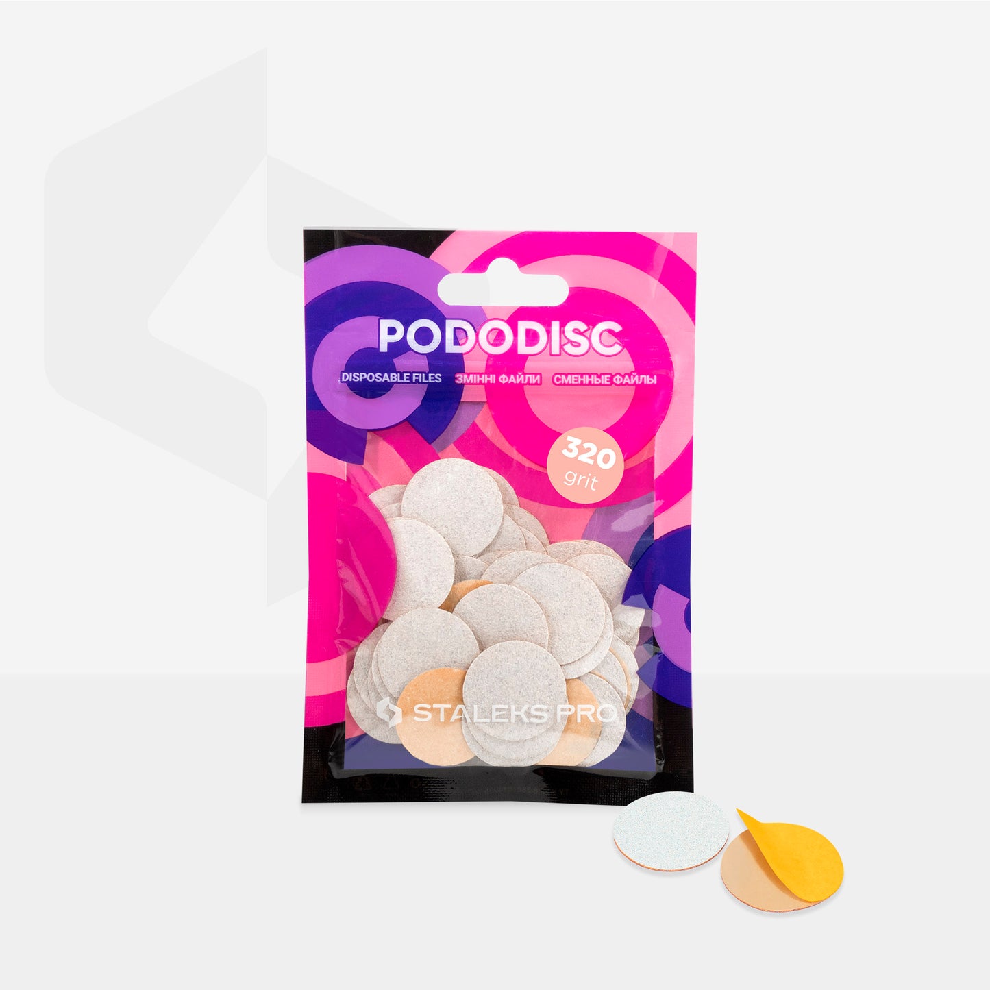 Ersatzfeilen für Pedikür-Scheibe PODODISC STALEKS PRO M (50 Stück)