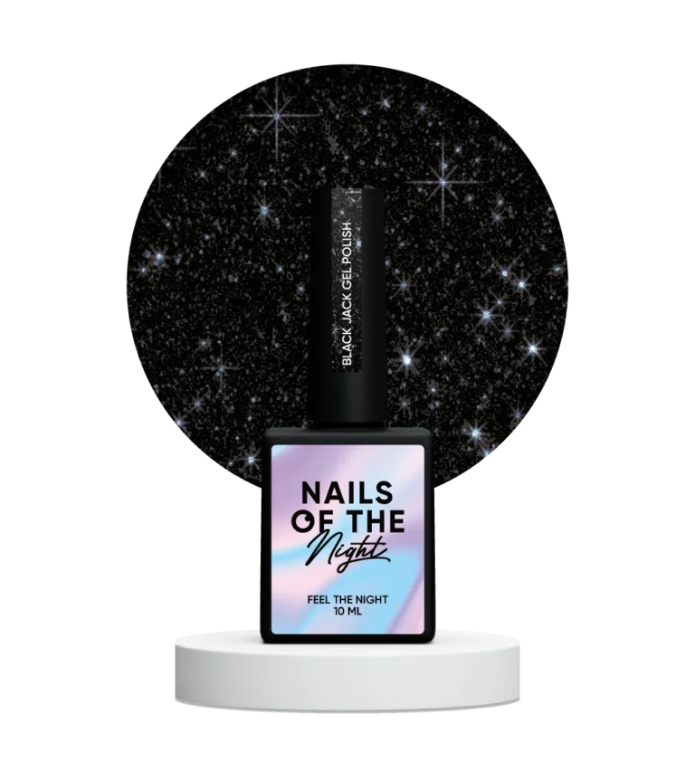 NAILSOFTHENIGHT Black Jack gel polish, 10 ml
