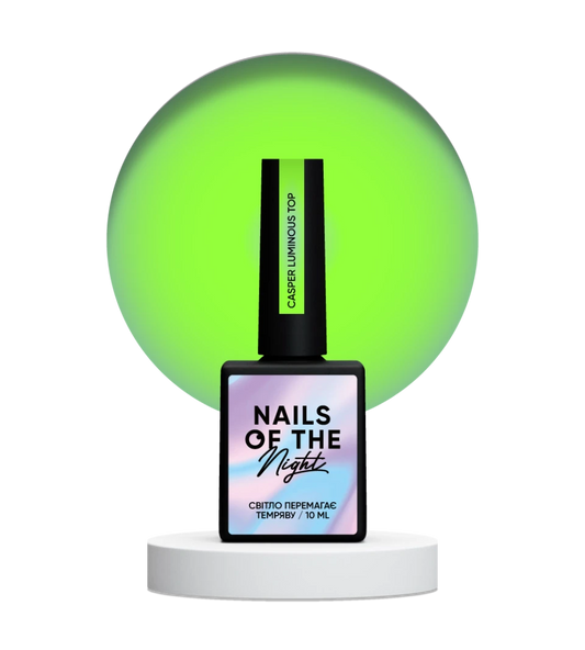 NAILSOFTHENIGHT Casper luminous top, 10 ml