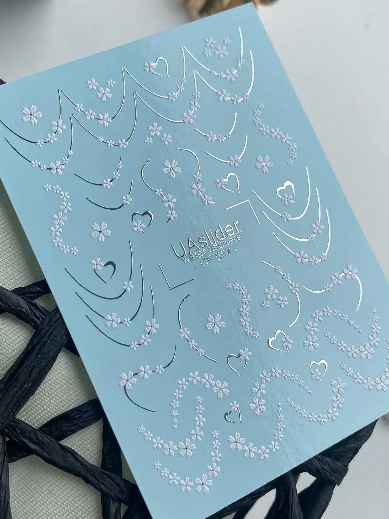 Slider-Design CF 557 | Wasser-Decals | French Lines & Mini Flowers