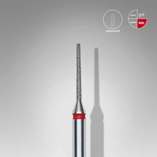 Diamantfräse "Nadel" rot, Durchmesser 1 mm / Arbeitsteil 10 mm